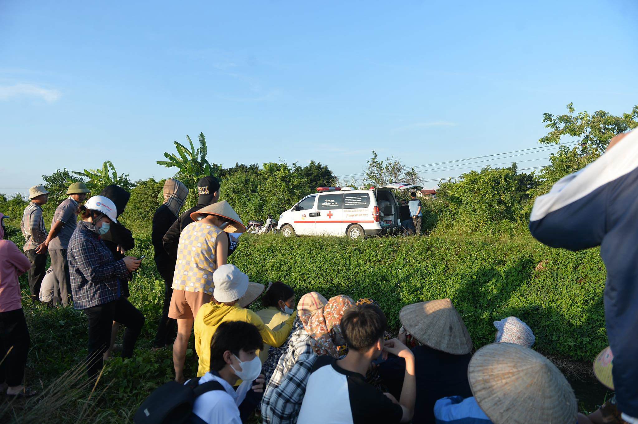 Khu vực nơi phát hiện thi thể cháu bé