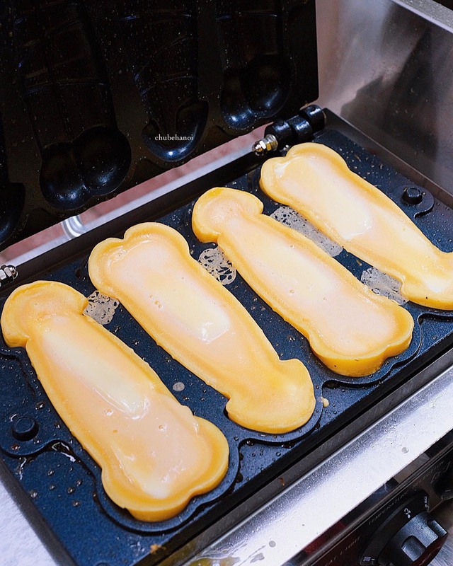 Khuôn làm "bánh đồng xu biến tấu hình cây nấm"