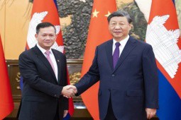 Ông Hun Manet gặp Chủ tịch Trung Quốc Tập Cận Bình