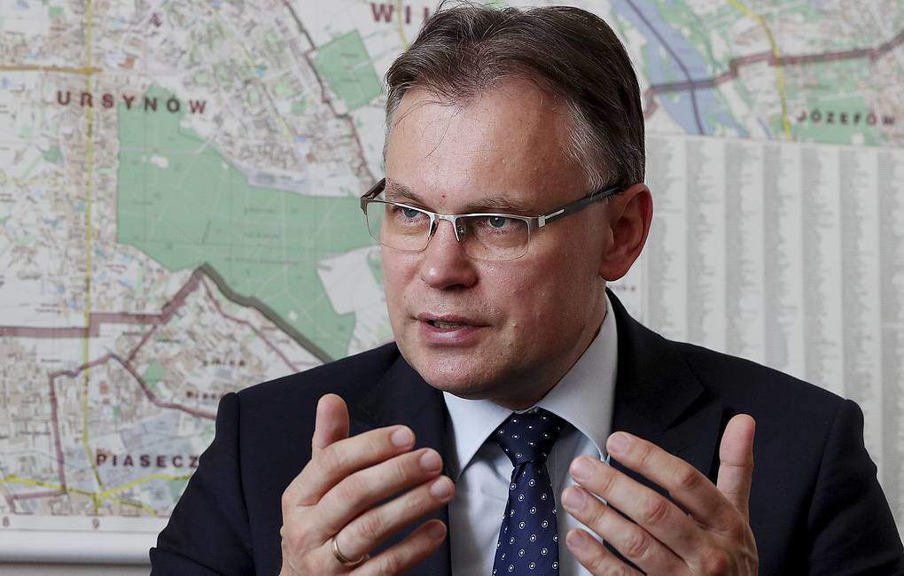 Thứ trưởng Ngoại giao Ba Lan Arkadiusz Mularczyk cho rằng Mỹ không nên đứng ngoài cuộc khi căng thẳng leo thang giữa Ba Lan và Ukraine liên quan đến vấn đề ngũ cốc. Ảnh: TASS