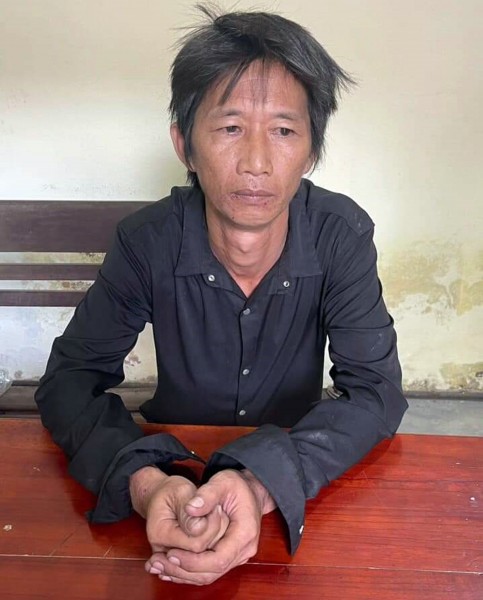 Nguyễn Xuân Ba tại cơ quan Công an.