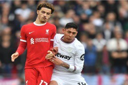 Trực tiếp bóng đá Liverpool - West Ham: Van Dijk kiến tạo, Jota ghi bàn (Ngoại hạng Anh) (Hết giờ)