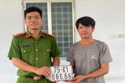 Tin tức trong ngày - Chú ruột "mát tay", thanh niên ở TT-Huế được ngay biển ngũ quý 666.66