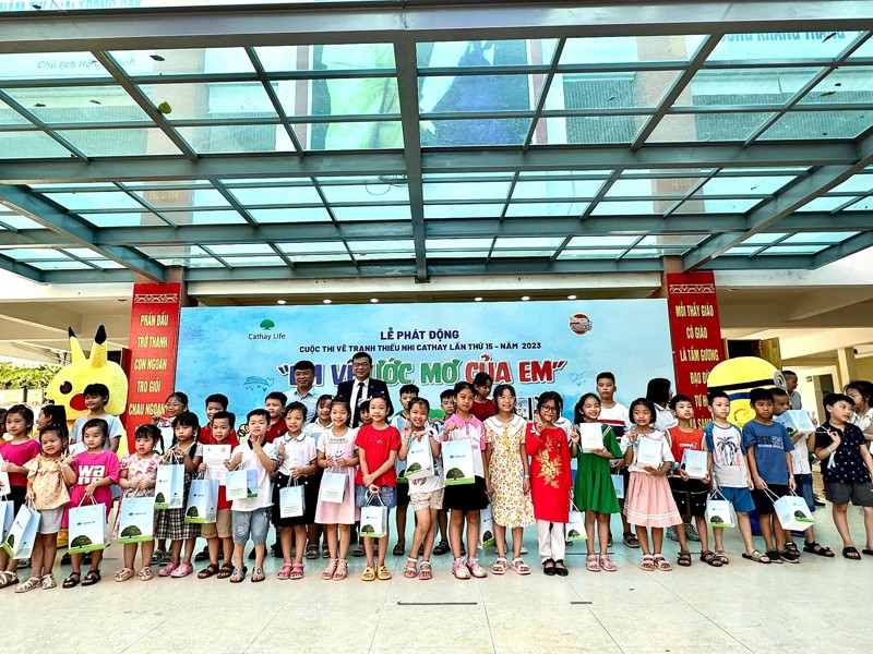 Cathay Life phát động cuộc thi vẽ tranh “Em vẽ ước mơ của em” năm 2023 - 4