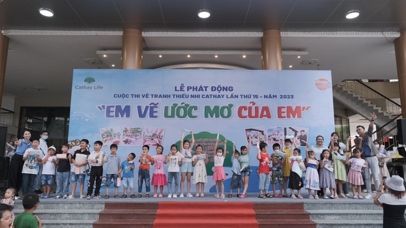 Cathay Life phát động cuộc thi vẽ tranh “Em vẽ ước mơ của em” năm 2023 - 5