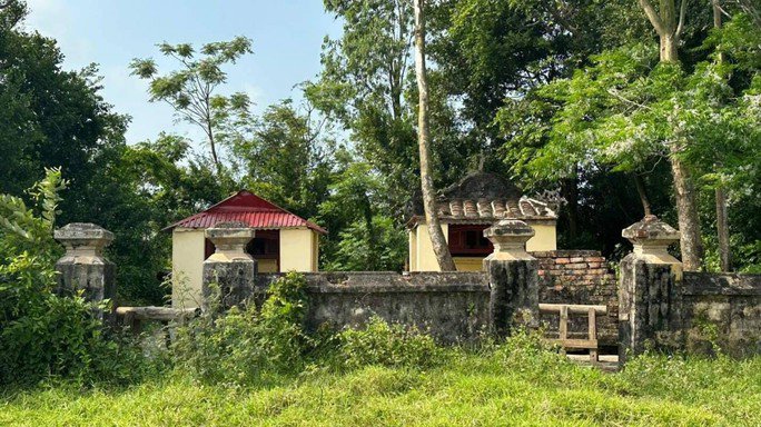 Miếu Đôi - nơi Hội Nghiên cứu và Phát triển di sản văn hóa Huế khẳng định là thờ 2 vò xương sọ vua Quang Trung và Thái Đức. Vì vậy, họ đã cho dựng bức phù điêu và linh vị 2 vị vua này.