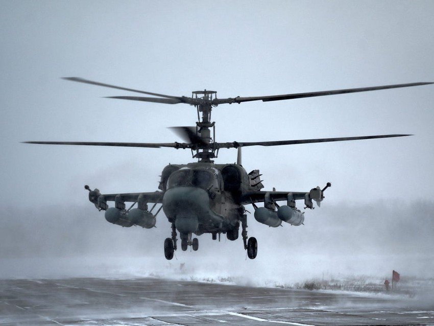 Trực thăng tấn công “Cá sấu” Ka-52 của Nga. Ảnh: Sergey Pivovarov/REUTERS