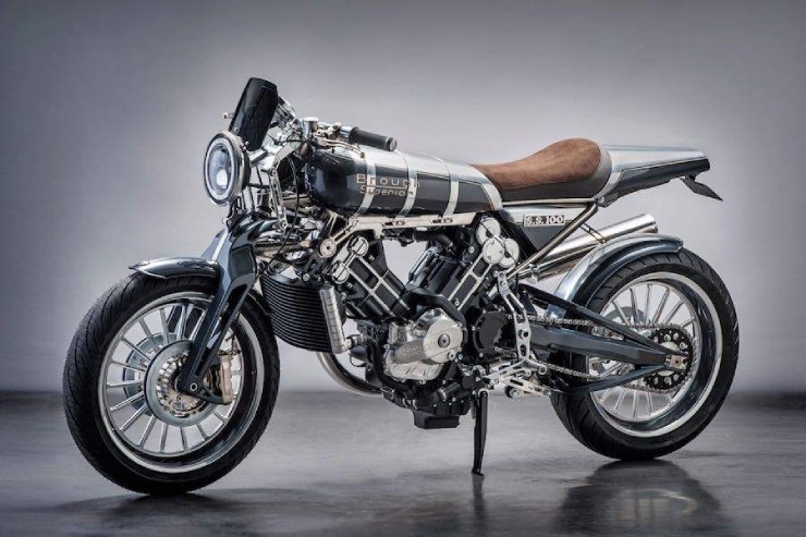 6. Brough Superior SS100 có giá 59.999 Bảng, mang phong cách rất độc đáo, sở hữu động cơ V-twin, dung tích 1000cc, rất mạnh mẽ.&nbsp;