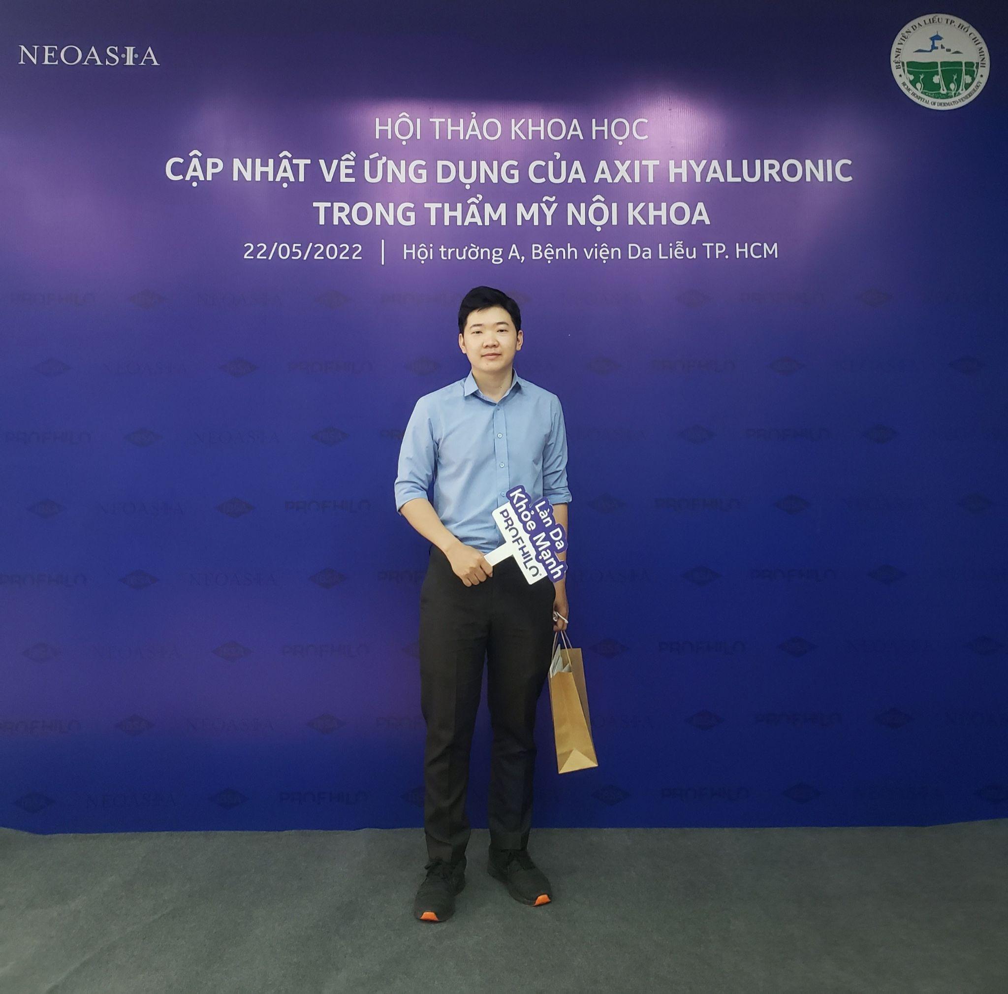 Bác sĩ Đạt thường xuyên tham gia các Hội nghị khoa học về da liễu