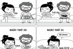 Cười 24H - Nhật ký giảm cân chung của phụ nữ: "Hận ông chồng"