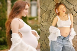 Thời trang - Nhã Phương cận ngày "vỡ chum" vẫn mặc đẹp mê hồn