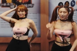 Thời trang - "Thiên thần cổ vũ nóng bỏng nhất Trung Quốc" diện áo ngắn, bất ngờ gặp sự cố