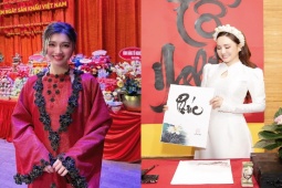 Thời trang - Sao Việt đi cúng tổ nghề: "Thần tiên tỷ tỷ hóa hoàng hậu, Vy Oanh thon gọn bất ngờ