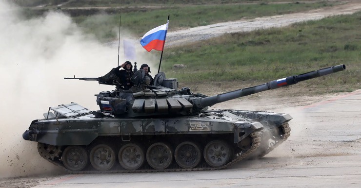 Xe tăng T-72B3 của Nga.