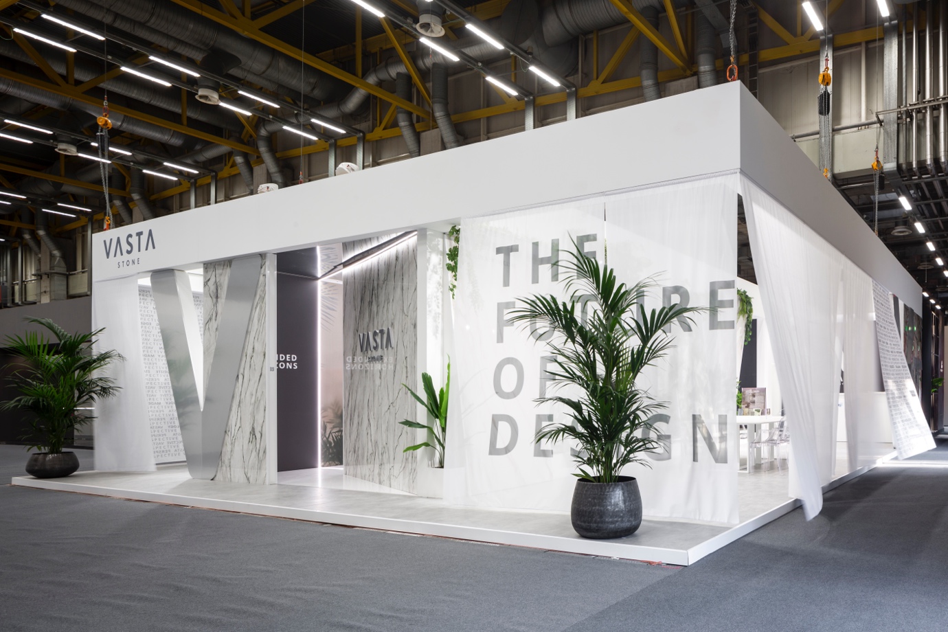 Gian hàng của Vasta Stone tại sự kiện Cersaie 2023 - Định hướng tương lai ngành thiết kế kiến trúc và nội thất