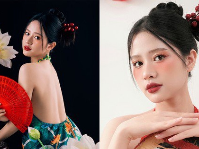 Bạn trẻ - Cuộc sống - Nữ sinh Cao đẳng Bách khoa khoe nhan sắc ngọt ngào trong bộ ảnh đón Trung thu