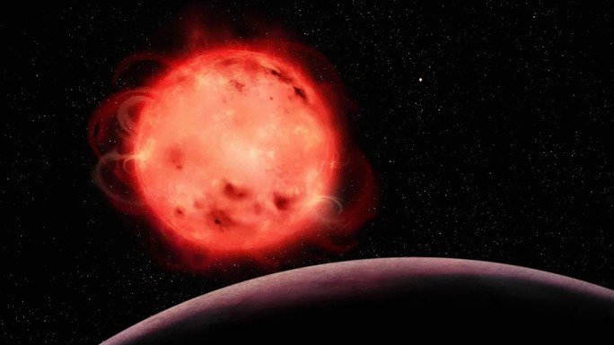 Sao lùn đỏ TRAPPIST-1 được vây quanh bởi 7 hành tinh, cái nào cũng sở hữu một số yếu tố giống Trái Đất - Ảnh đồ họa từ NASA