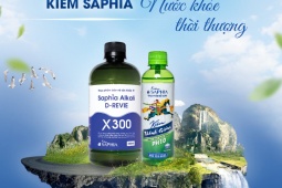 Kiềm thảo dược Saphia - sống khỏe với nước khoẻ chuẩn Việt