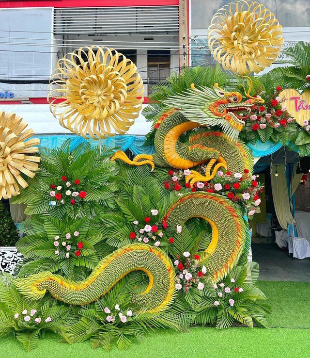 Mãn nhãn cổng cưới lá dừa ‘độc nhất vô nhị’ ở miền Tây sông nước - 3