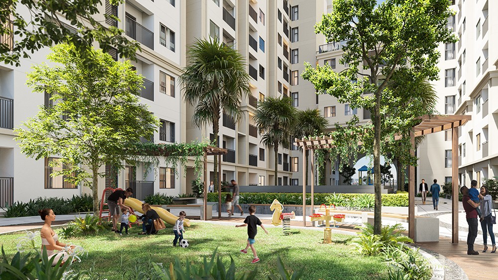 Cuộc sống cư dân được đảm bảo an toàn, tiện nghi với đơn vị quản lý danh tiếng CBRE&nbsp;