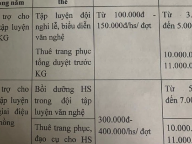 Giáo dục - du học - Trường bị tố lạm thu, tiền quỹ tới 500 triệu đồng, hiệu trưởng nói bận nên chưa làm rõ phản ánh