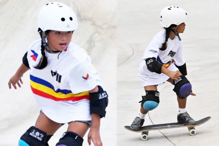  Mazel Paris Alegado thể hiện sự tự tin dù phải cạnh tranh với những VĐV lớn tuổi hơn nhiều tại ASIAD 19.