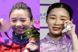 Người đẹp Wushu Hàn Quốc khóc nức nở vì thua Dương Thúy Vi ở ASIAD