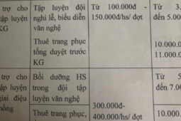 Trường bị tố lạm thu, tiền quỹ tới 500 triệu đồng, hiệu trưởng nói bận nên chưa làm rõ phản ánh