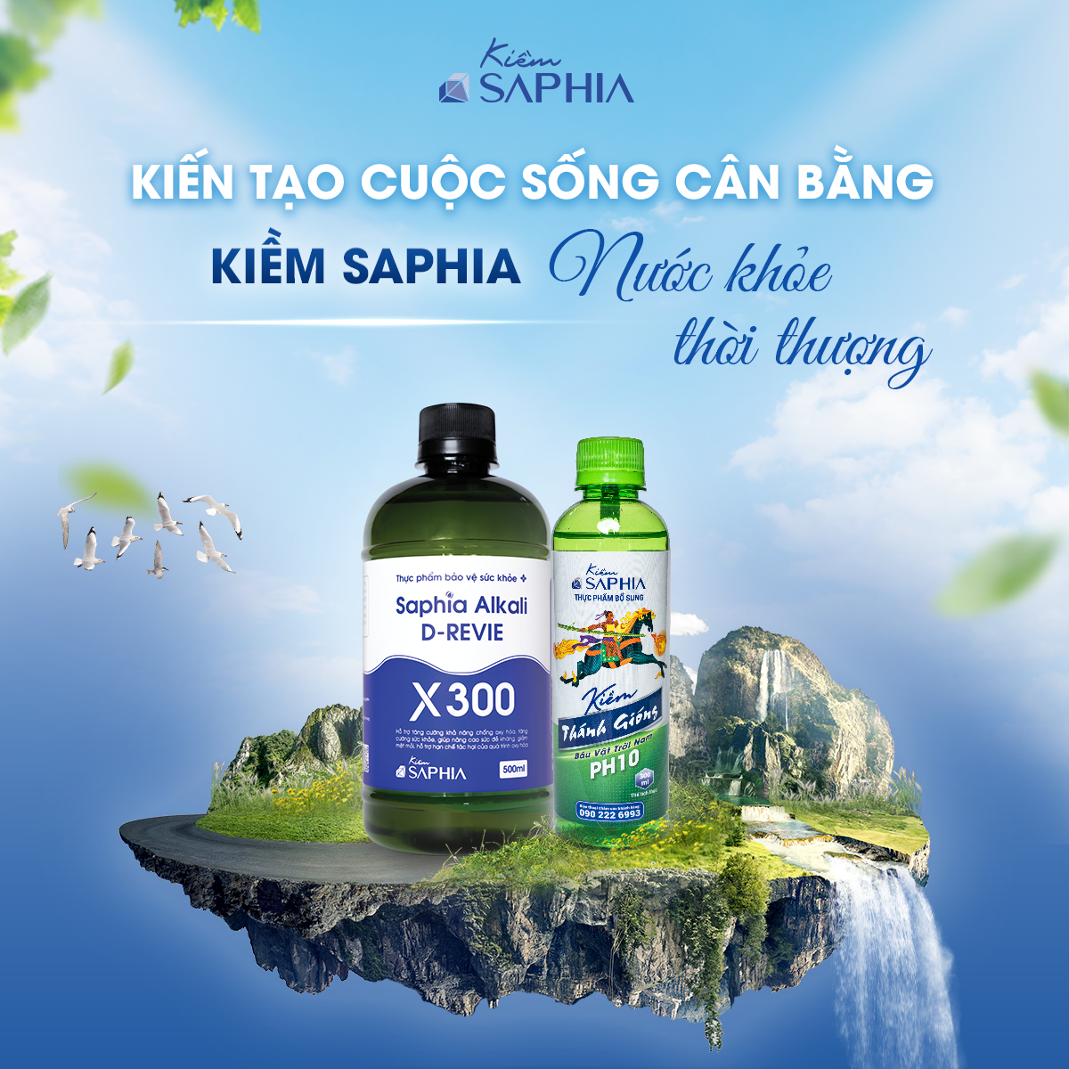 Kiềm Saphia - nước khỏe chuẩn Việt
