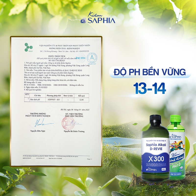 Kiềm thảo dược đạt pH 13-14 giàu vi khoáng và kháng sinh thực vật