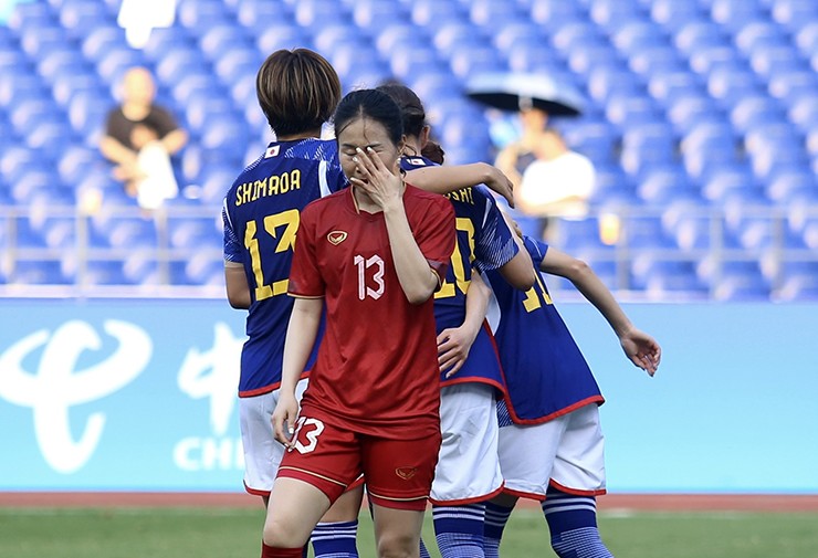 ĐT nữ Việt Nam thua đậm Nhật Bản 0-7 chiều ngày 28/9.