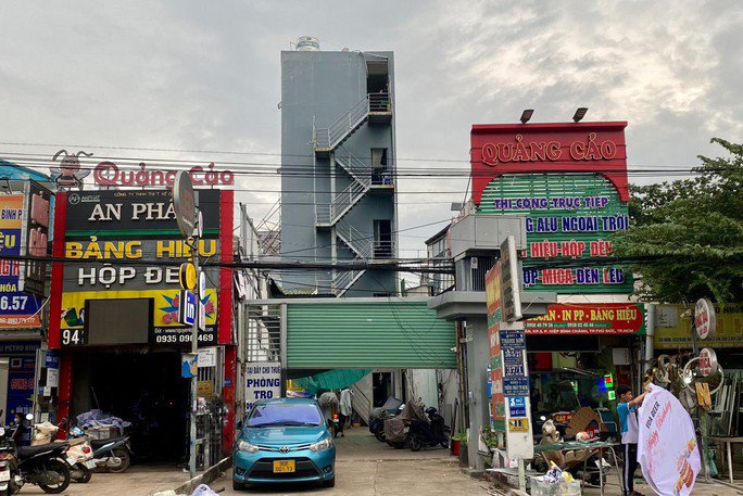 Phòng trọ 5 tầng trên đường Kha Vạn Cân