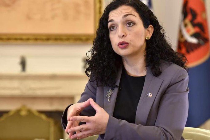 Người đứng đầu Kosovo Vjosa Osmani - Ảnh: REUTERS