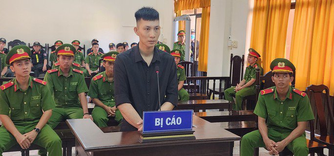 Bị cáo Nguyễn Thành Lượng tại phiên tòa