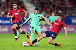 Bóng đá - Video bóng đá Osasuna - Atletico Madrid: Điên rồ 3 thẻ đỏ, 2 đòn trừng phạt (La Liga)