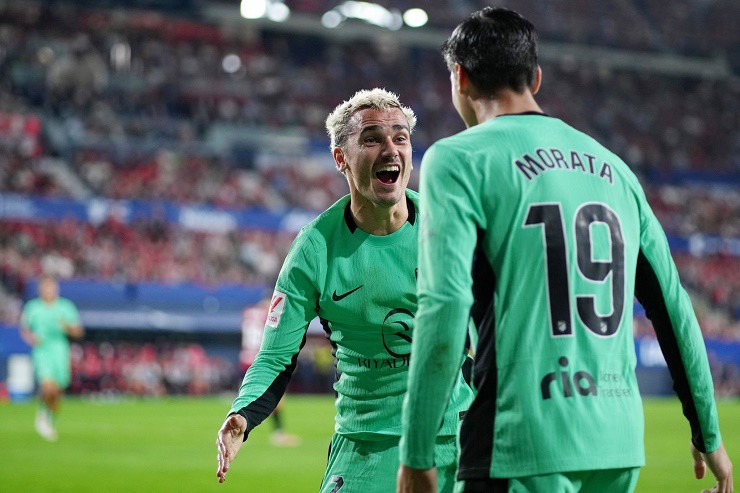 Griezmann mở tỷ số cho&nbsp;Atletico Madrid
