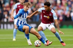 Video bóng đá Aston Villa - Brighton: "Đại tiệc" 7 bàn tưng bừng (Ngoại hạng Anh)
