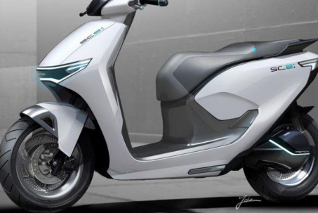 Honda sắp trình làng xe máy điện có thiết kế giống xe sang SH