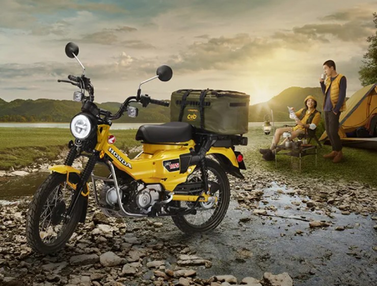 Honda CT 125 cập nhật bản màu vàng mặt trời tuyệt đẹp - 1