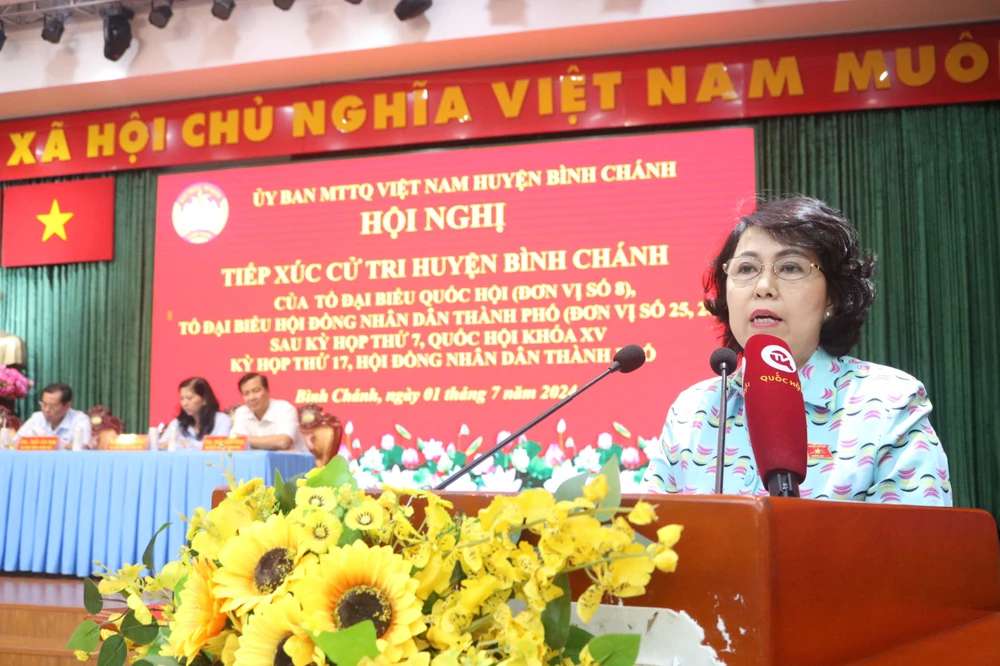 Cử tri Bình Chánh lo lắng về dự án Sing Việt liên quan đến vụ án Vạn Thịnh Phát