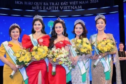 Thời trang - Cựu sinh viên Đại học Kinh tế quốc dân đăng quang Mrs Earth Vietnam 2024