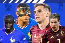 Bóng đá - Nhận định bóng đá Pháp - Bỉ: Mbappe đọ tài Lukaku, thế trận khó lường (EURO 2024)