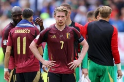 Bóng đá - Pháp hạ Bỉ vào tứ kết EURO: Rabiot chê trọng tài, De Bruyne tiếc nuối