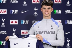 Bóng đá - Tin mới nhất bóng đá tối 2/7: Tottenham chính thức công bố sao trẻ 30 triệu bảng