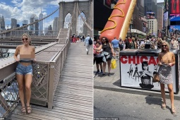 Bạn trẻ - Cuộc sống - Người phụ nữ tự tin khoe thân khắp New York