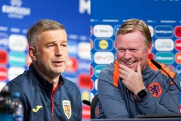 Bóng đá - Họp báo Hà Lan đấu Romania: HLV Koeman trông chờ may mắn, Iordanescu không lo sợ