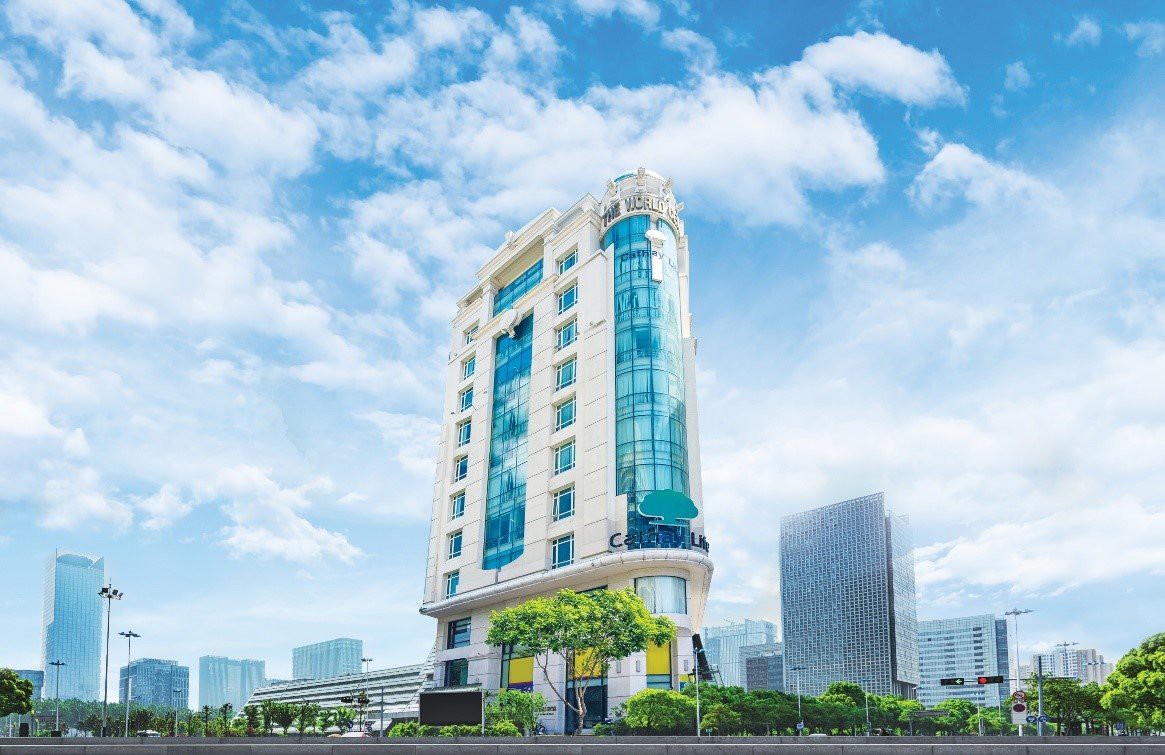 Tòa nhà trụ sở văn phòng cathay life tại TP. HCM. Ảnh:&nbsp;Cathay Life Vietnam