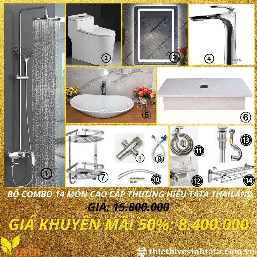 Thiết bị vệ sinh Tata mang lại sự tiện nghi và thẩm mỹ cho không gian phòng tắm - 3