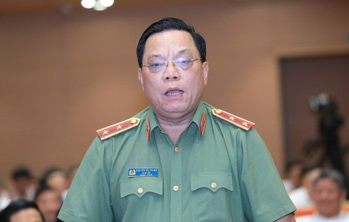 Trung tướng Nguyễn Hải Trung, Giám đốc Công an Hà Nội. Ảnh: Hoàng Phong