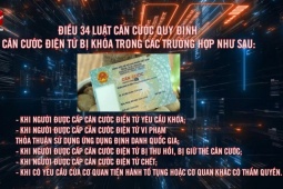 Tin tức trong ngày - Những trường hợp nào sẽ bị khóa căn cước điện tử?